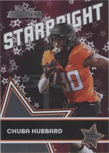 2021 Wild Card Alumination Chuba Hubbard #SB-31