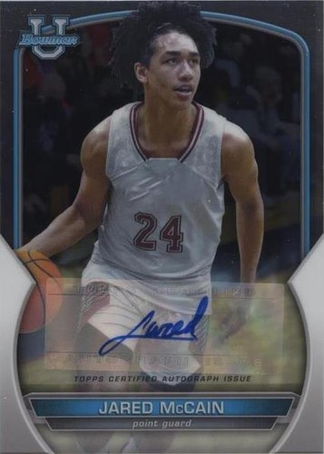 2022-23 Bowman University Chrome - Jared McCain #27