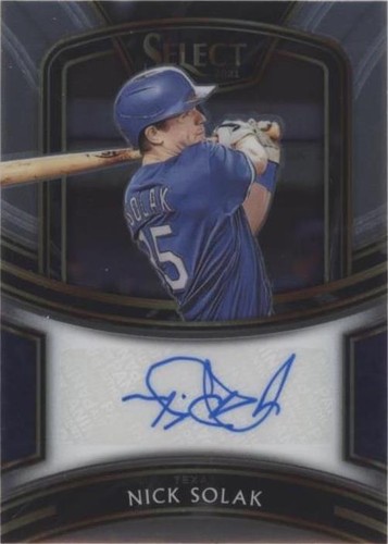 2021 Panini Select - Nick Solak #S-NS