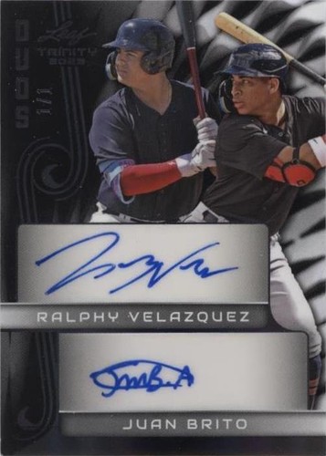 2023 Leaf Trinity - Juan Brito Ralphy Velazquez #DA-19