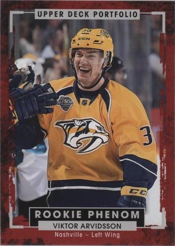 2015-16 Upper Deck Portfolio - Viktor Arvidsson #222