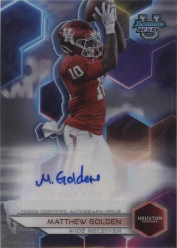 2023 Bowman's Best University Matthew Golden #BOA-MGO