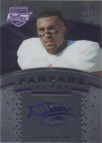 2012 Press Pass Fanfare Nick Toon #FF-NT