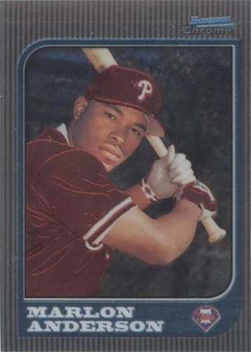 1997 Bowman Chrome - Marlon Anderson #210
