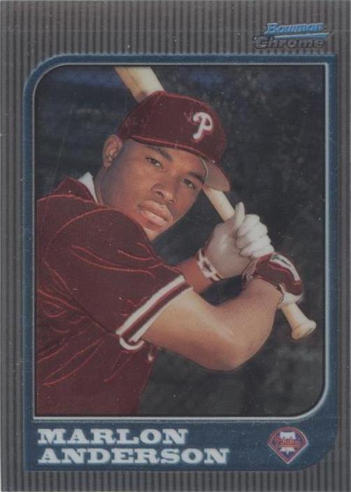 Bowman Chrome 1997 - Marlon Anderson #210