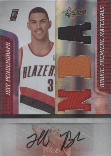 2009-10 Absolute Memorabilia - Jeff Pendergraph #162