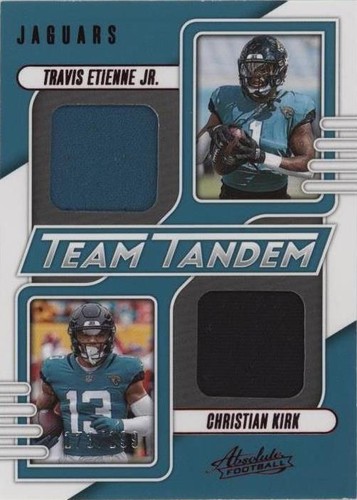 2023 Panini Absolute Christian Kirk Travis Etienne #TT-JJ
