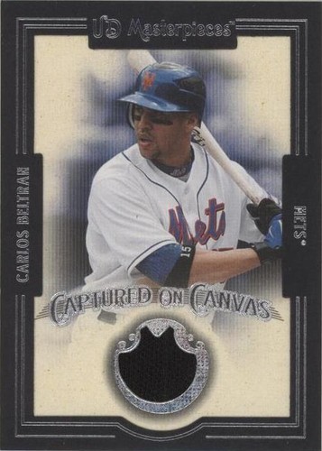 2007 UD Masterpieces - Carlos Beltran #CC-BE