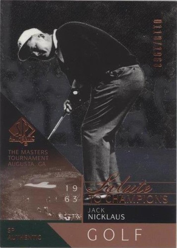 2003 SP Authentic - Jack Nicklaus #78