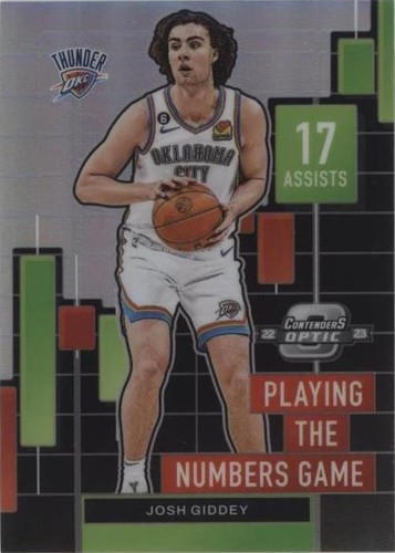 2022-23 Panini Origins Josh Giddey #20 Team Origins Red 35
