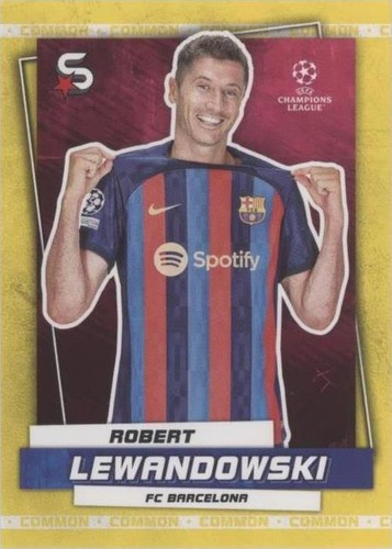 2022-23 Topps UEFA Club Competitions Superstars Robert Lewandowski #56