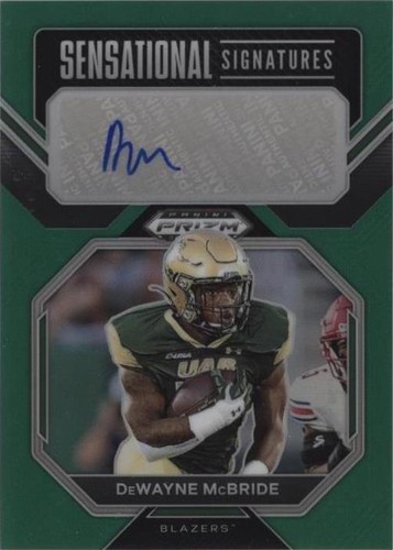 2023 Panini Prizm Draft Picks DeWayne McBride #SS-DEM