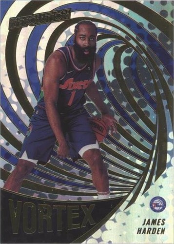 2021-22 Panini Revolution JAMES HARDEN Asia Red #18 76ERS