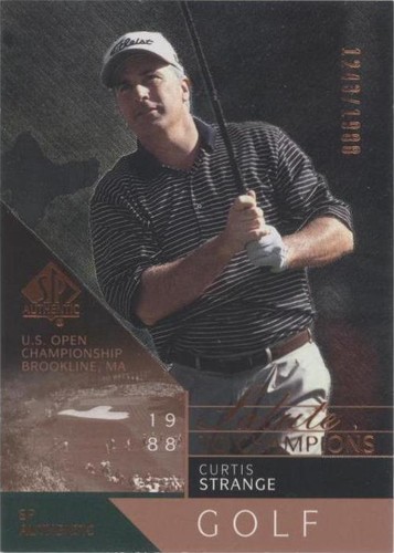 2003 SP Authentic - Curtis Strange #84