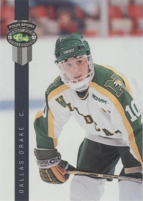 1992 Classic Four Sport Draft Pick Collection - Dallas Drake #206