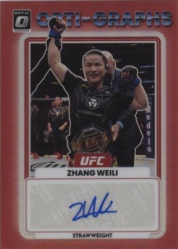 2023 Panini Donruss Optic UFC - Zhang Weili #OG-ZWL