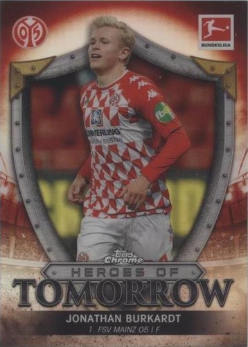 2021-22 Topps Chrome Bundesliga Jonathan Burkardt #HT-JB