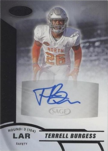 2020 Sage Aspire Terrell Burgess #ASP-10