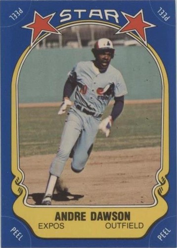 1981 Fleer Star Stickers - Andre Dawson #123