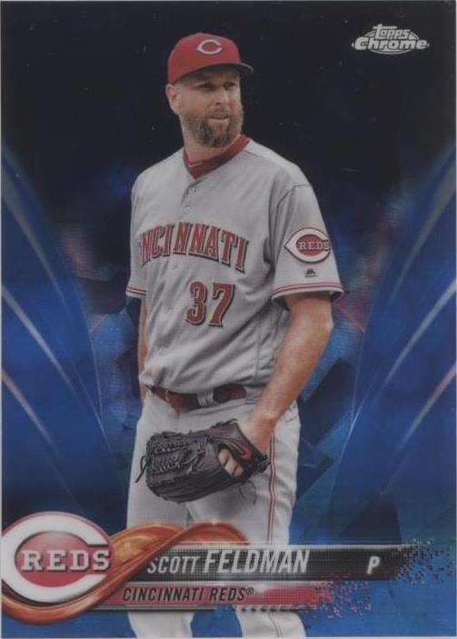 2018 Topps Chrome Sapphire Edition - Scott Feldman #57