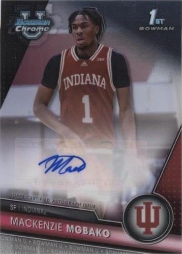 2023-24 Bowman University Chrome - Mackenzie Mgbako #BCPA-MAC