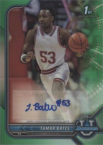 2021-22 Bowman University - Tamar Bates #BCPA-TB