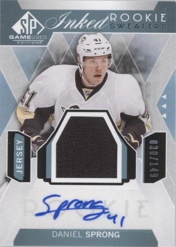 2015-16 SP Game-Used - Daniel Sprong #IRS-DS