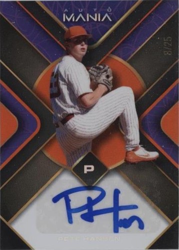 2023 Wild Card Auto Mania - Pete Hansen #AM-TH61