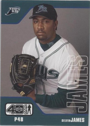 2002 Upper Deck 40 Man - Delvin James #120