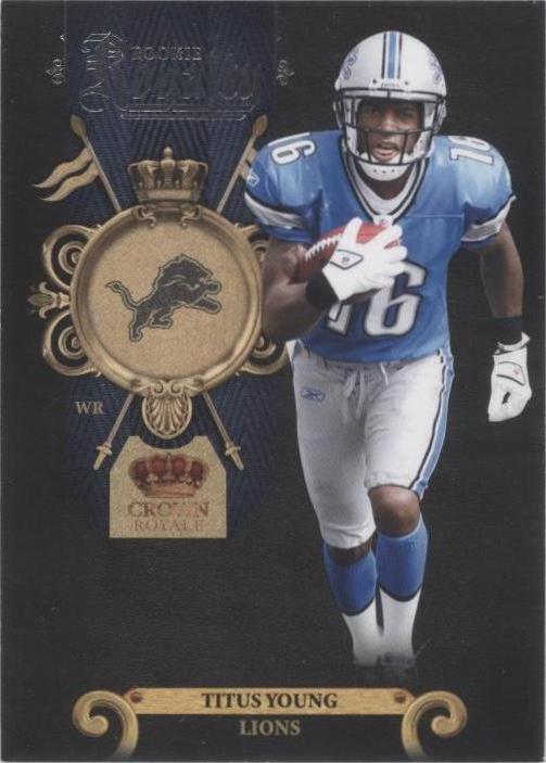 Panini Crown Royale Titus Young #3 2011