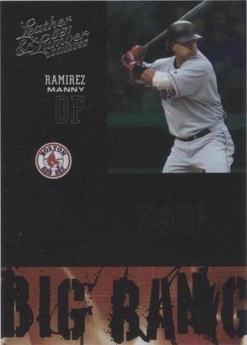 2005 Donruss Leather & Lumber - Manny Ramirez #BB-19