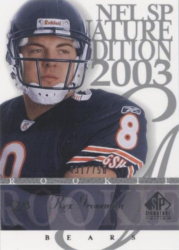 2003 SP Signature Edition Rex Grossman #168