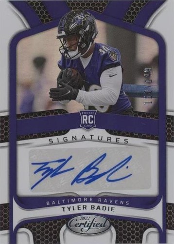 2022 Panini Certified Tyler Badie #RS-TB