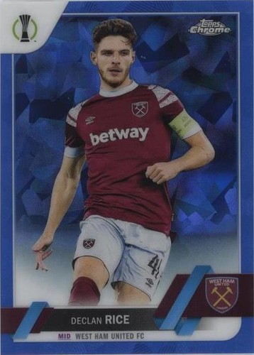 2022-23 Topps Chrome Sapphire Edition UEFA Club Competitions Declan Rice #41