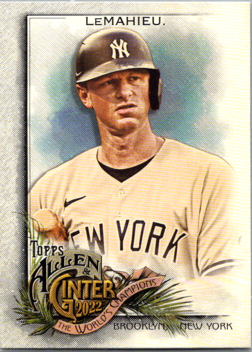 2022 Topps Allen & Ginter DJ LeMahieu #164 New York Yankees