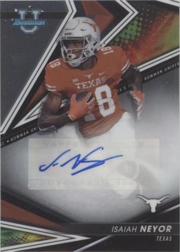 2022-23 Bowman's Best University Isaiah Neyor #BA-IN