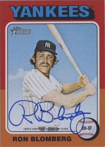 2024 Topps Heritage - Ron Blomberg #ROA-RB