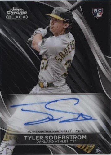 2024 Topps Chrome Black - Tyler Soderstrom #CBA-TS
