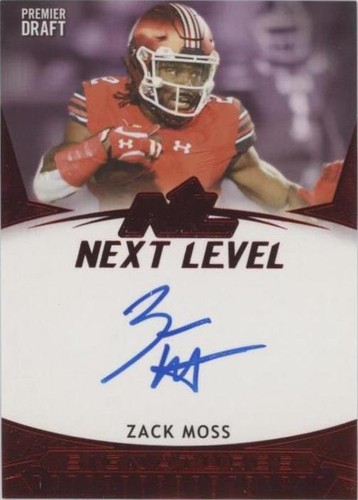 2020 Sage Hit Zack Moss #NL-ZM