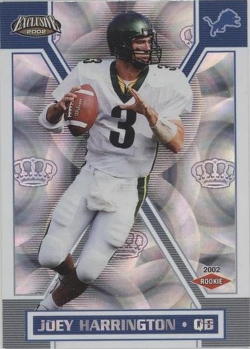 2002 Pacific Exclusive Joey Harrington #190