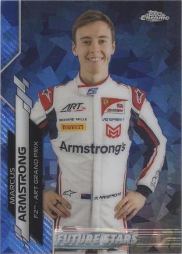 2020 Topps Chrome Sapphire Edition Formula 1 - Marcus Armstrong #45
