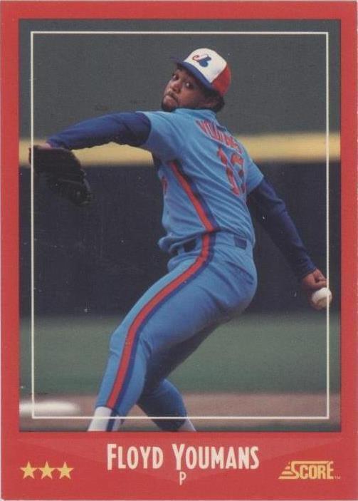 1988 Score - Floyd Youmans #327