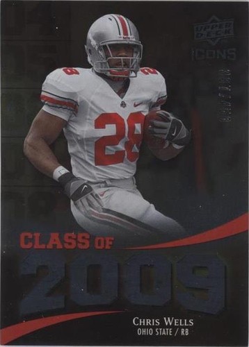 2009 Upper Deck Icons Chris Wells #2009-CW