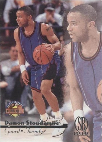 1996 Score Board Autographed Collection - Damon Stoudamire #1