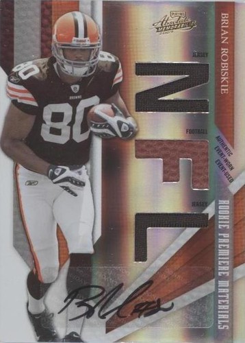 2009 Playoff Absolute Memorabilia Brian Robiskie #217