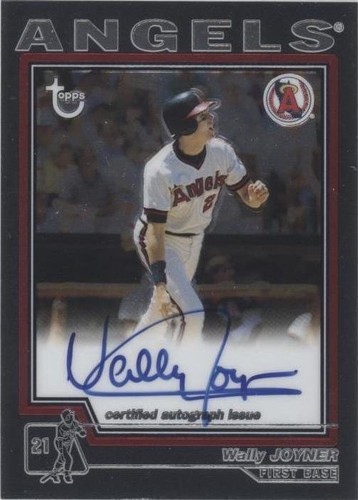 2004 Topps Retired Signature Edition - Wally Joyner #TA-WJ