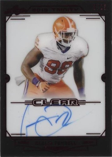 2019 Leaf Trinity Clelin Ferrell #CA-CF1