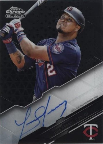 2020 Topps Chrome Black - Luis Arraez #CBA-LA
