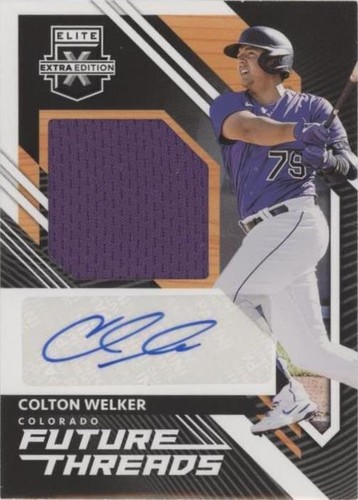 2021 Panini Elite Extra Edition - Colton Welker #FTS-CW