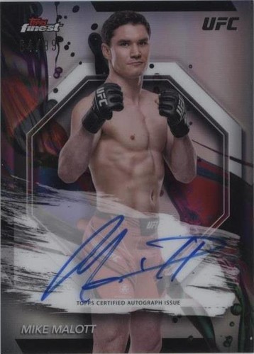2024 Topps Finest UFC - Mike Malott #FA-MMT